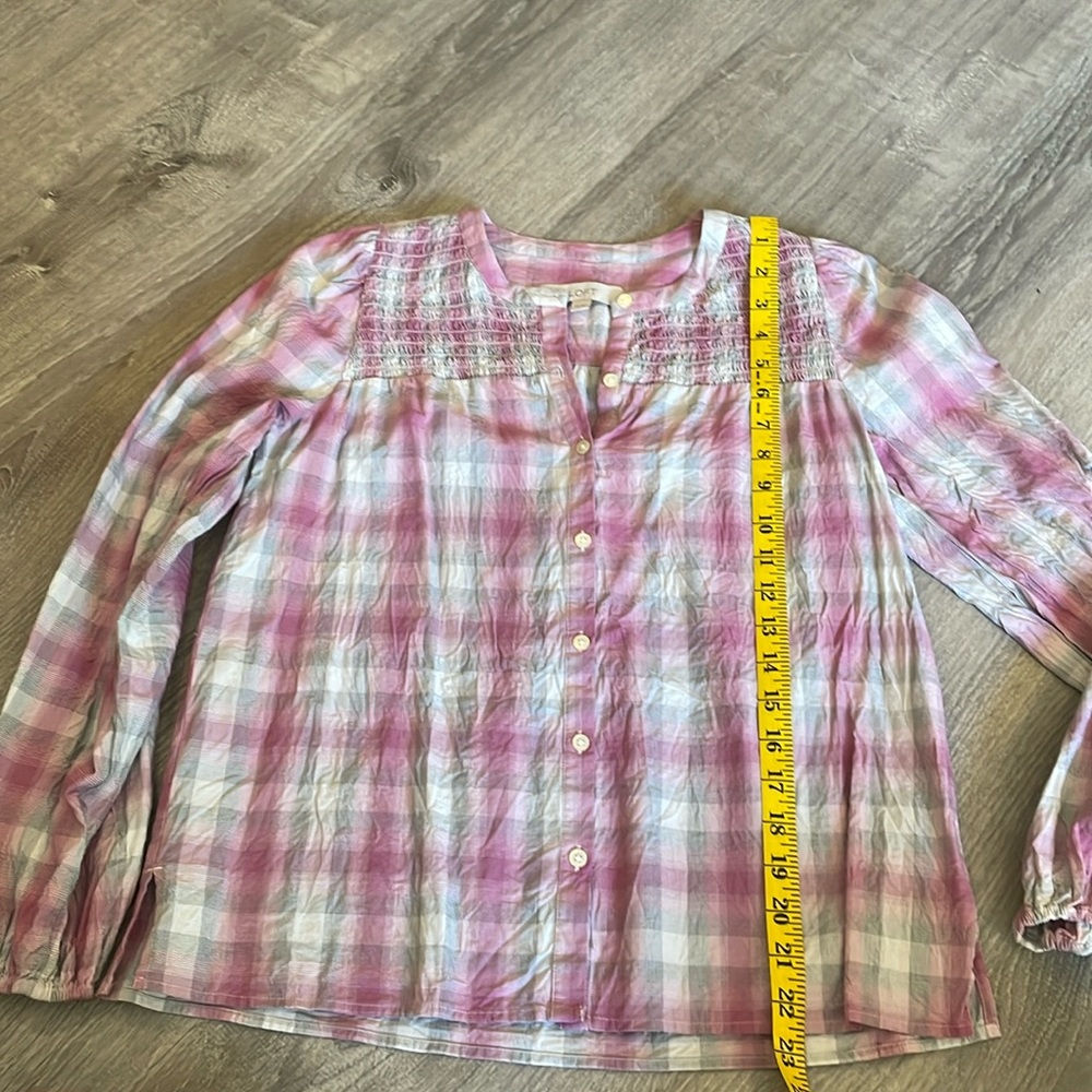 Loft long sleeve blouse